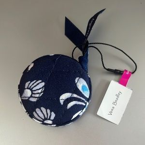 New! Vera Bradley Tape Measure in Steel Blue Medallion